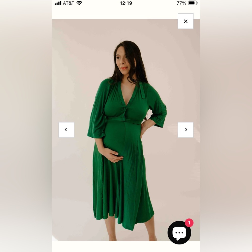 Lila labor and delivery gown